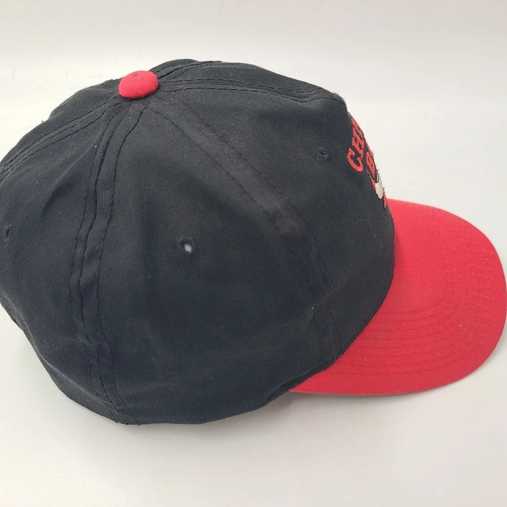 Vintage Chicago Bulls Hat Snapback‎ The G Cap Black Red NBA Basketball 90s Men